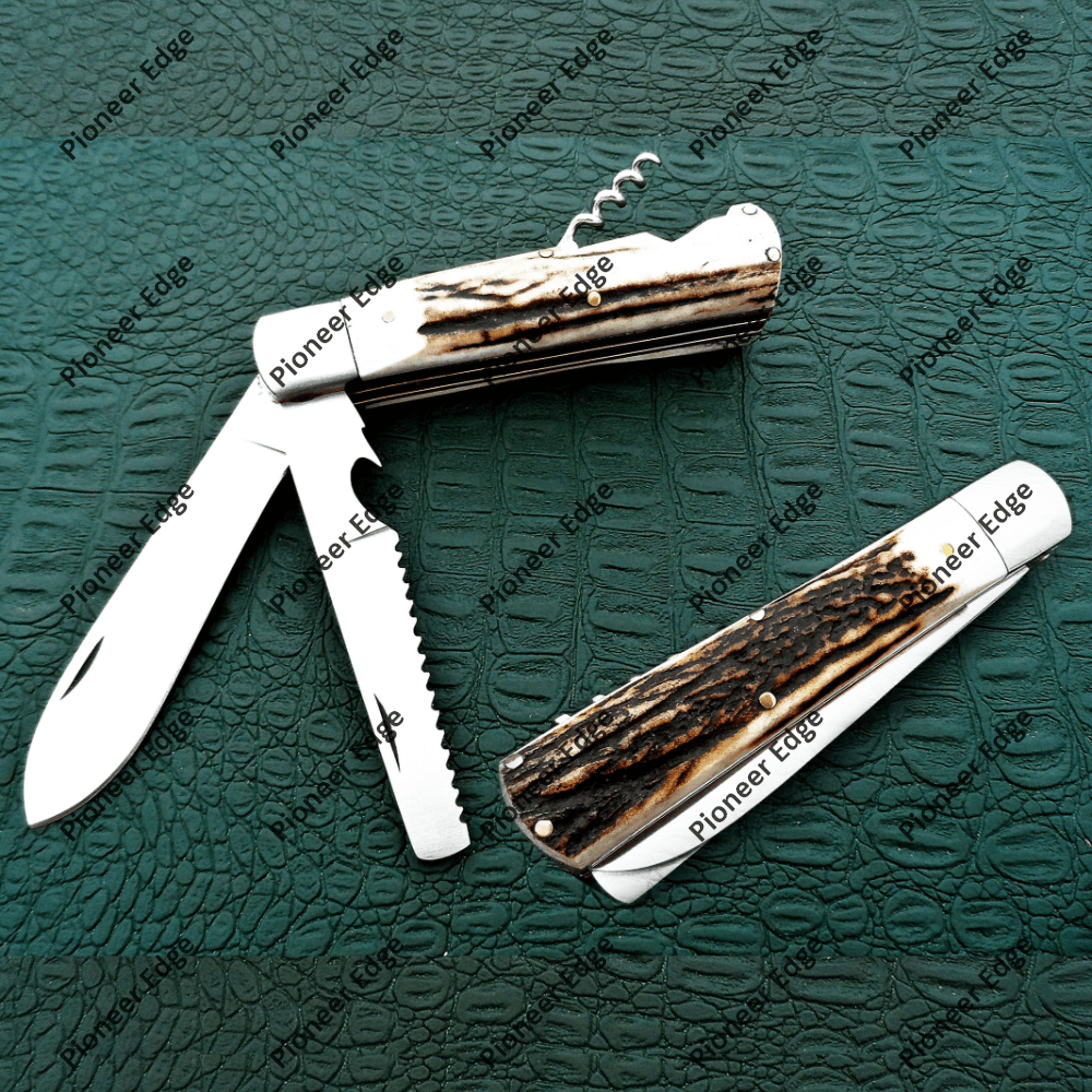PEK-LBF-001-STAG-HORN-MULTI-PURPOSE | ARMY KNIFE | SWISS KNIFE - Image 7