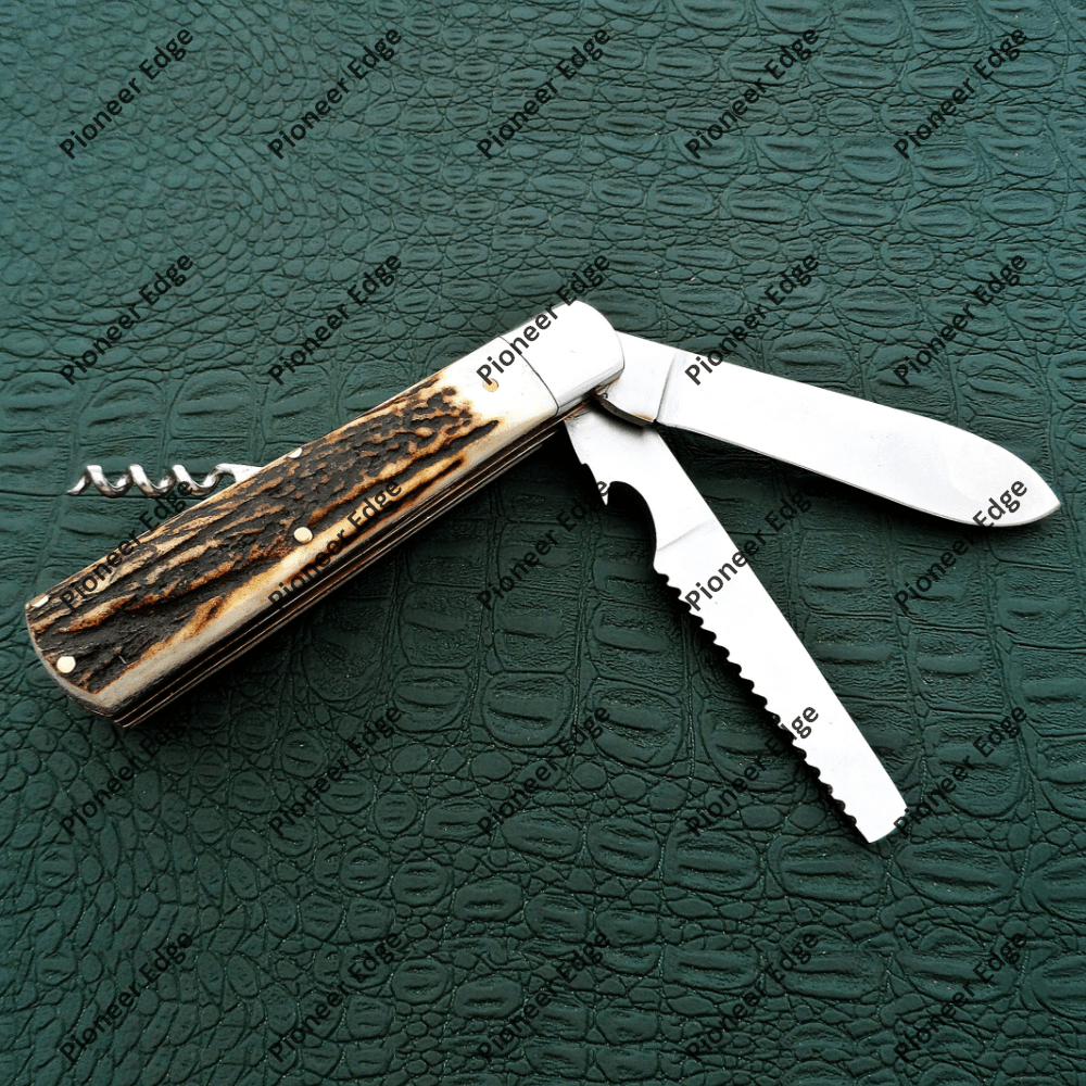PEK-LBF-001-STAG-HORN-MULTI-PURPOSE | ARMY KNIFE | SWISS KNIFE - Image 8