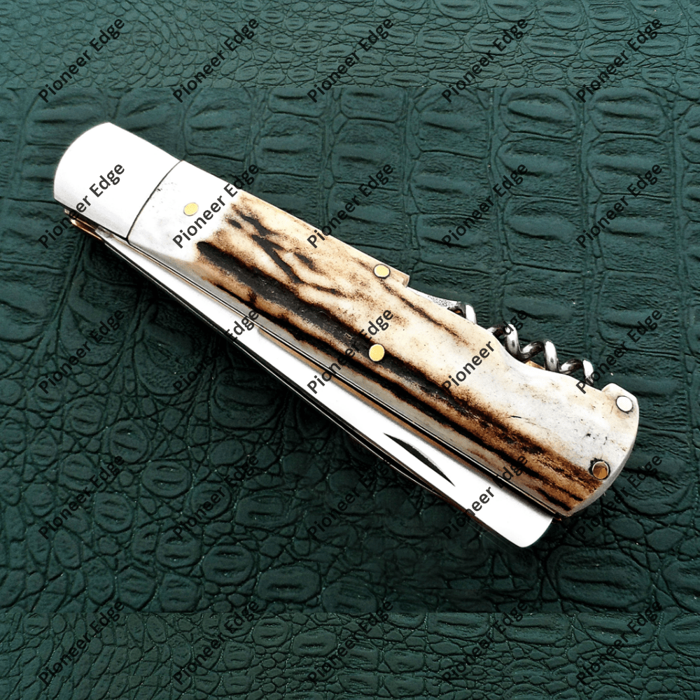 PEK-LBF-001-STAG-HORN-MULTI-PURPOSE | ARMY KNIFE | SWISS KNIFE - Image 4